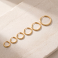 Gold and Silver Creoles Classic Hoop
