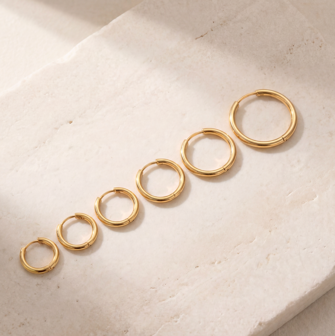 Gold and Silver Creoles Classic Hoop