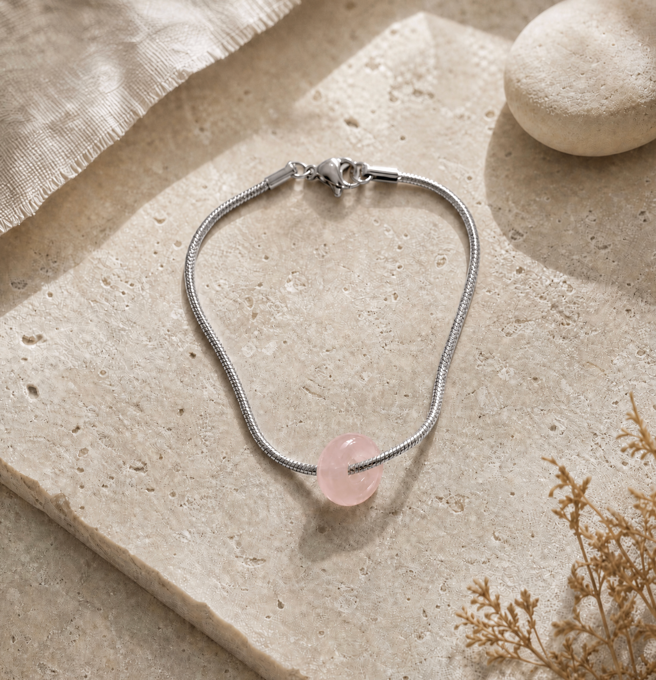 Snake Chain Bracelet Small Donut