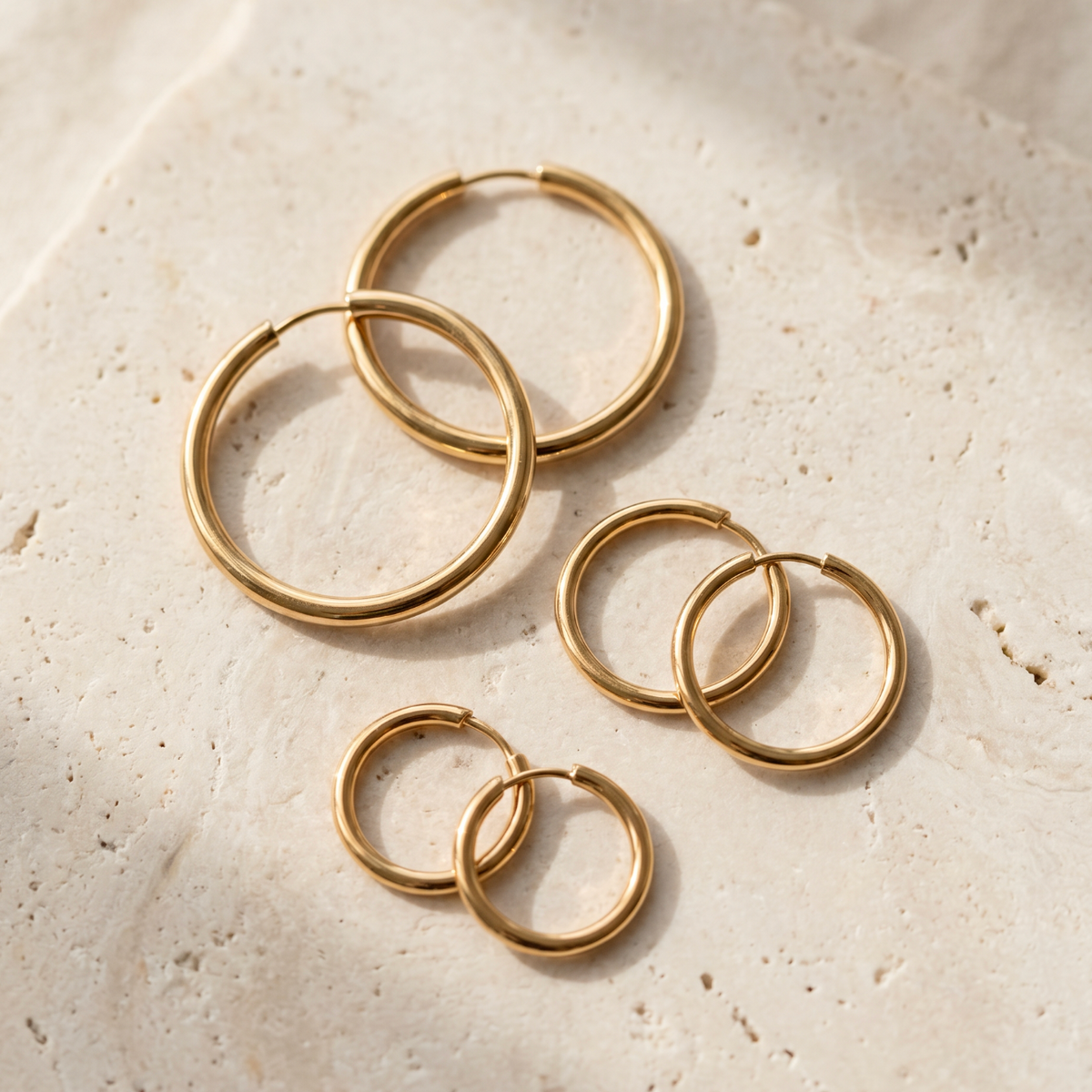 Gold und Silber Creolen 