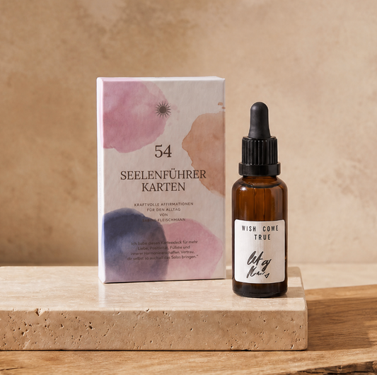54 Everyday Spirit Guide Cards + Ritual Oil Set