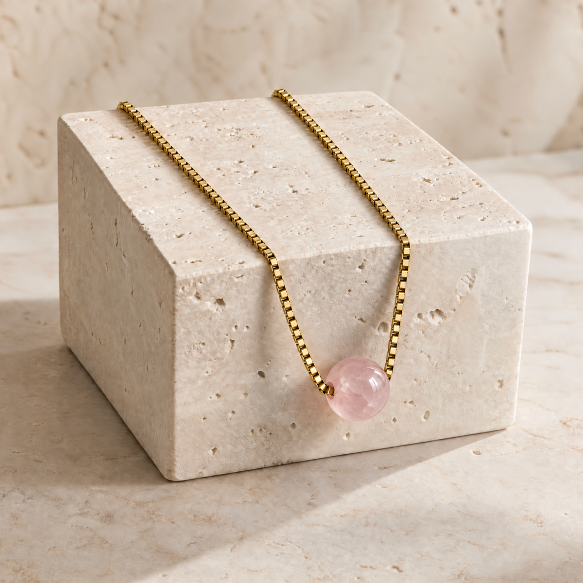 Box Chain Necklace Ball