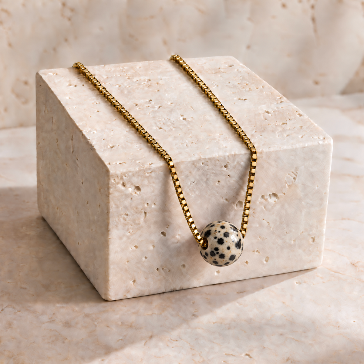 Box Chain Necklace Ball