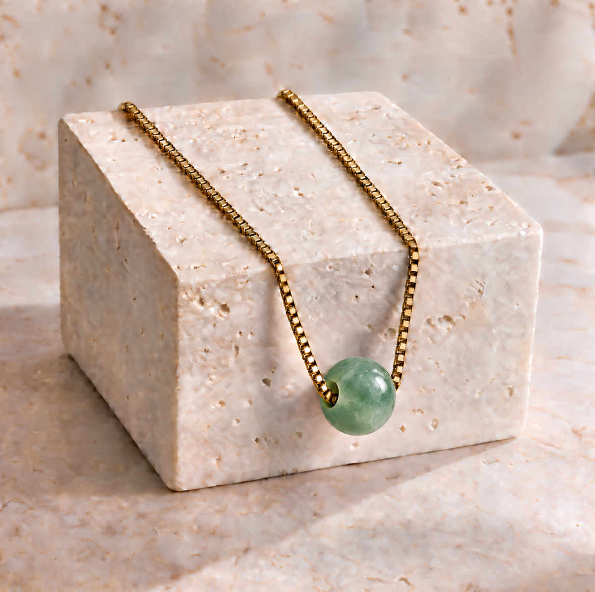 Box Chain Necklace Ball