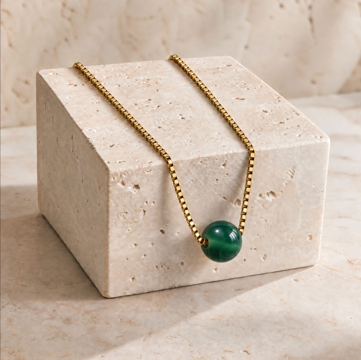 Box Chain Necklace Ball