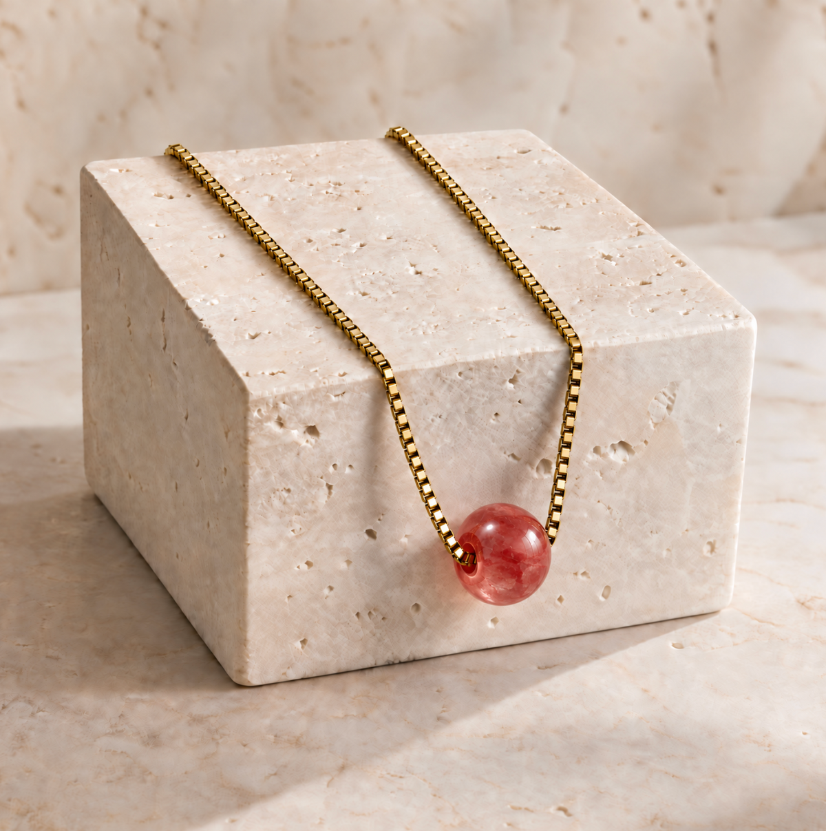 Box Chain Necklace Ball