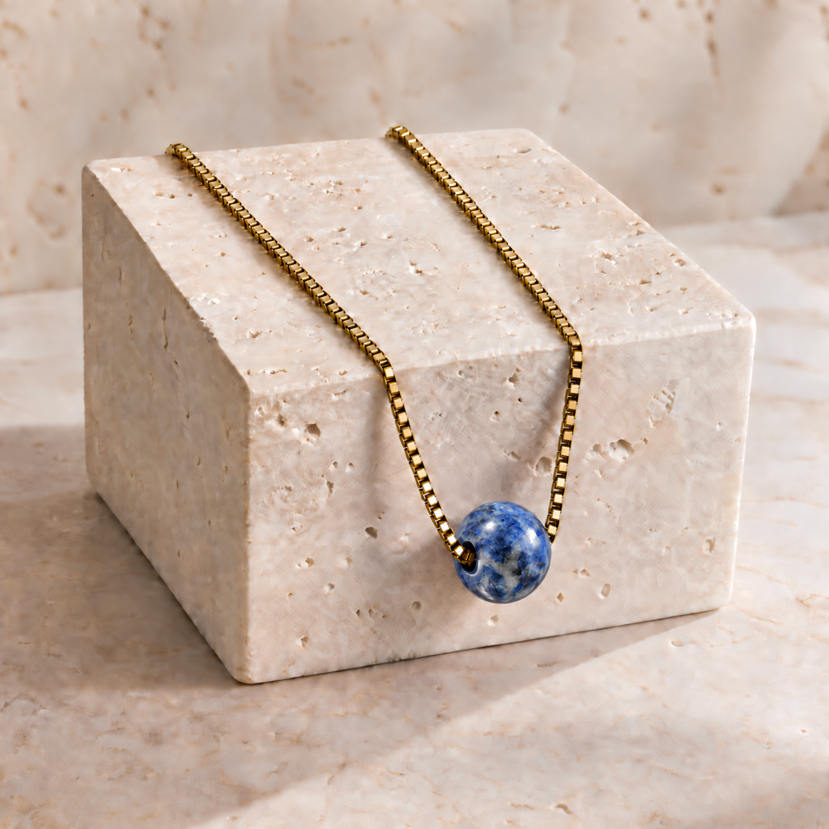 Box Chain Necklace Ball