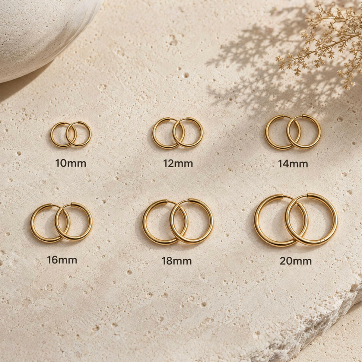 Gold und Silber Creolen 