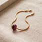 Snake Chain Armband Small Donut 
