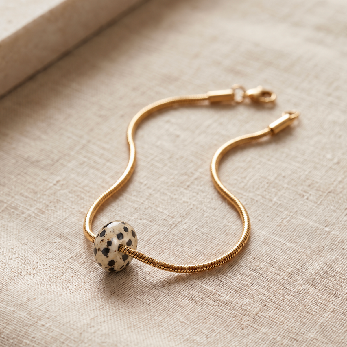 Snake Chain Armband Small Donut 
