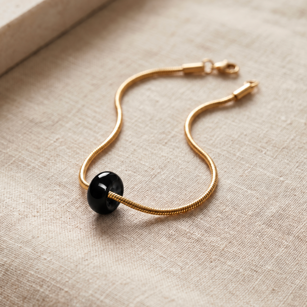 Snake Chain Armband Small Donut 