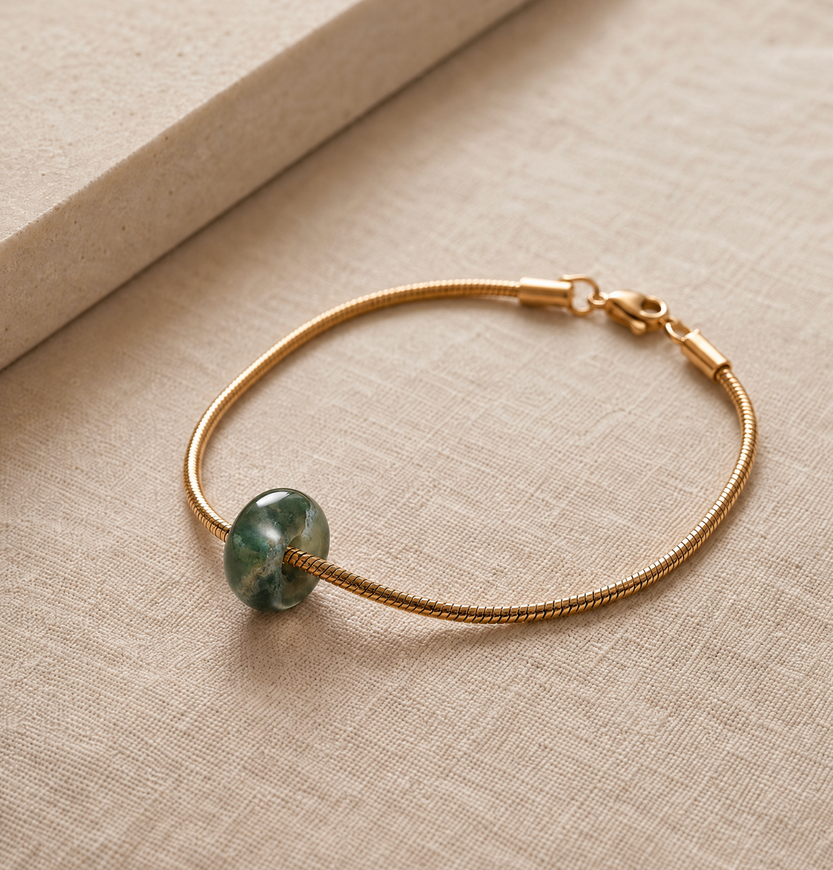 Snake Chain Armband Small Donut 