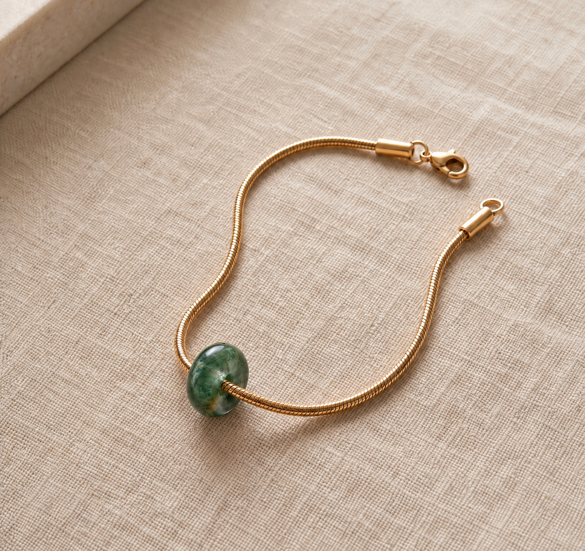 Snake Chain Armband Small Donut 