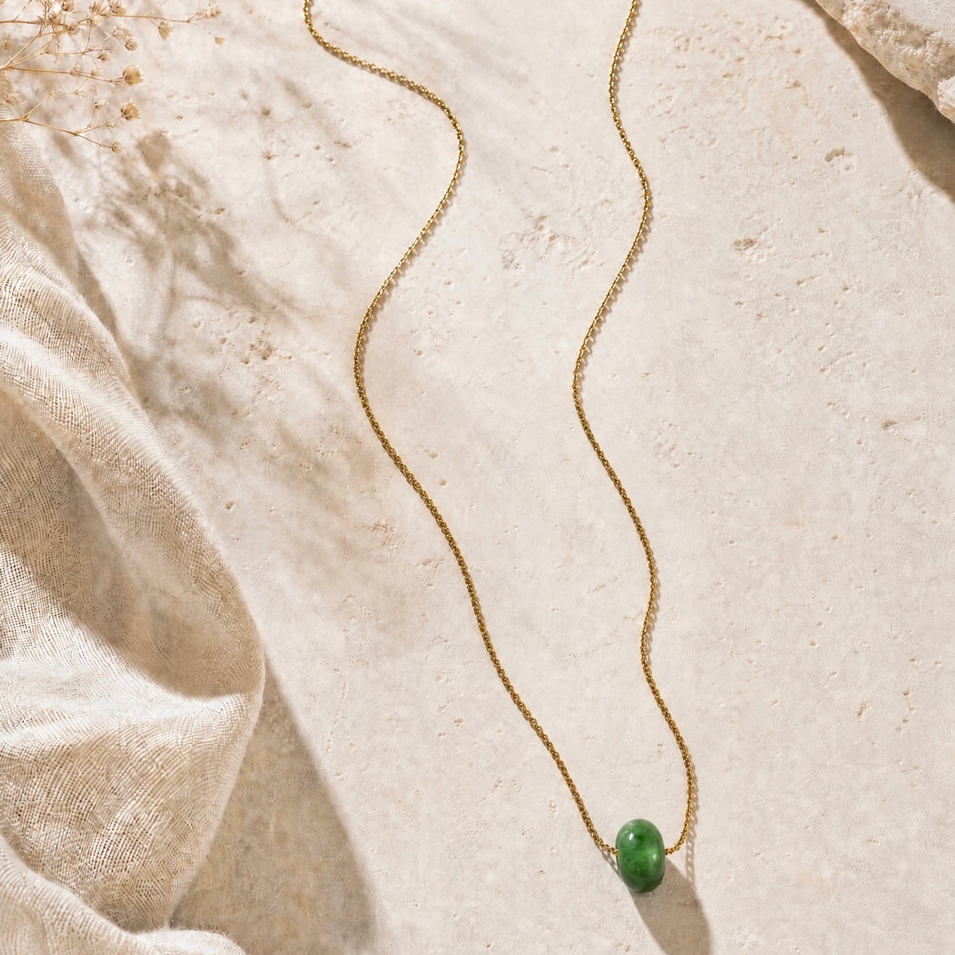 Fine S-Chain Necklace Small Donut