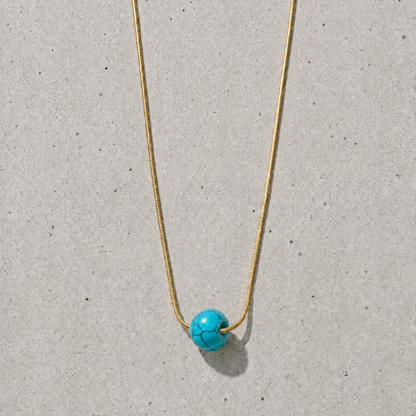 Snake Chain Necklace Ball