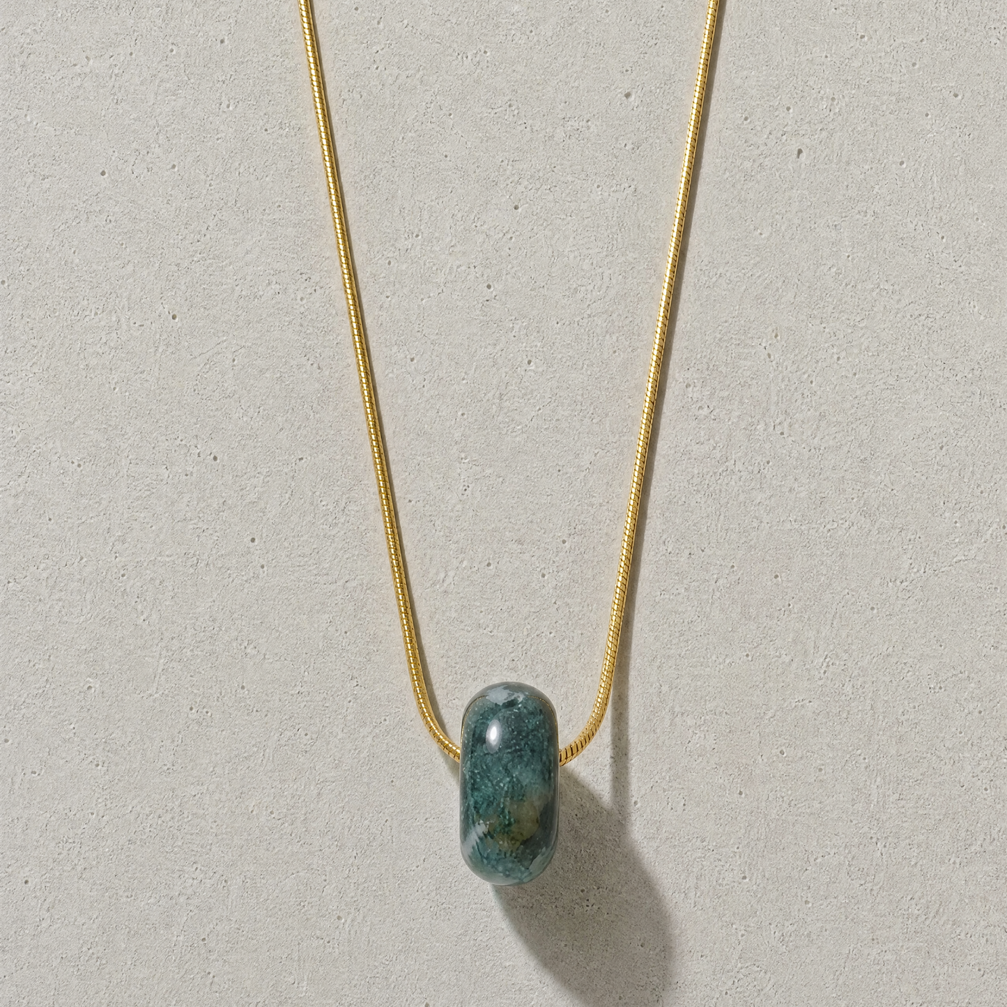 Snake Chain Necklace Big Donut