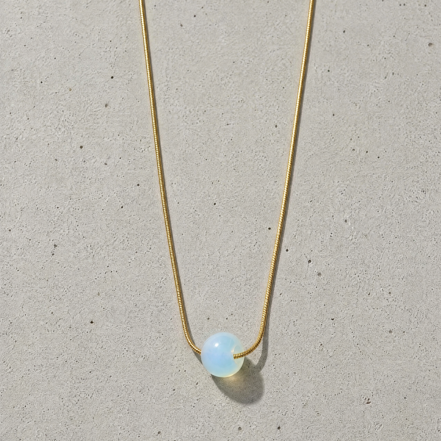 Snake Chain Necklace Ball