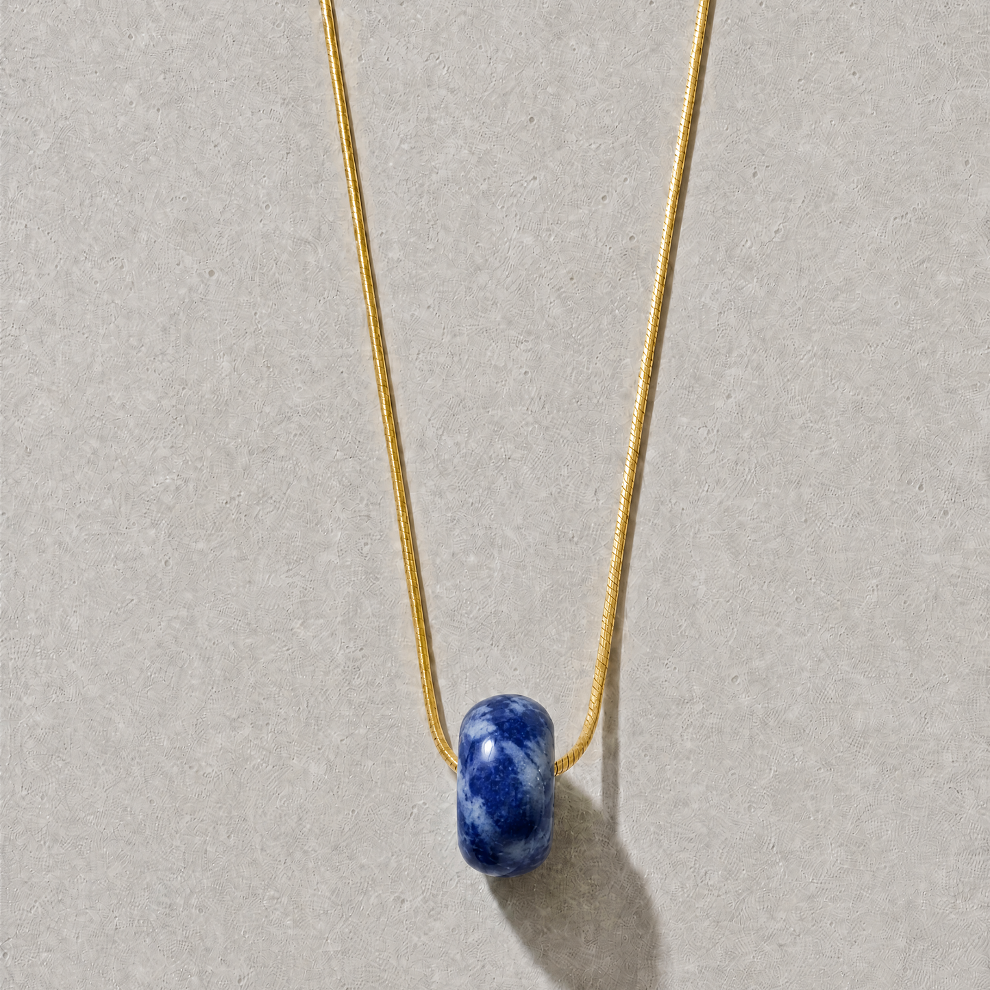 Snake Chain Necklace Big Donut