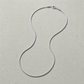 Snake Chain Halskette Big Donut