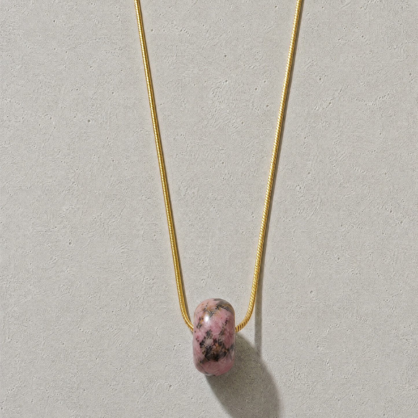 Snake Chain Necklace Big Donut