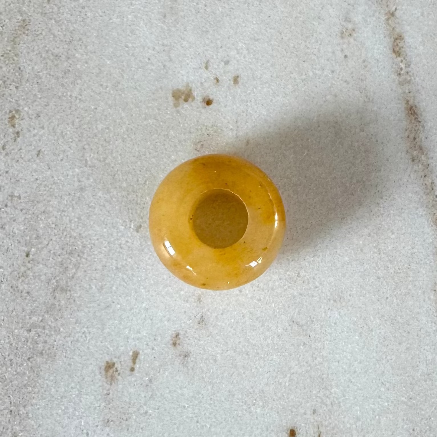 Yellow Chalcedony Small Donut