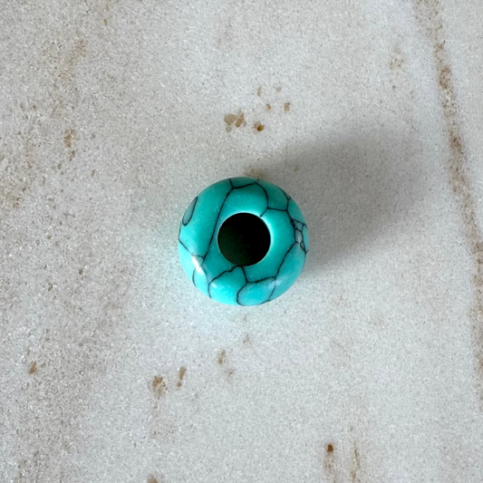 Turquoise Small Donut