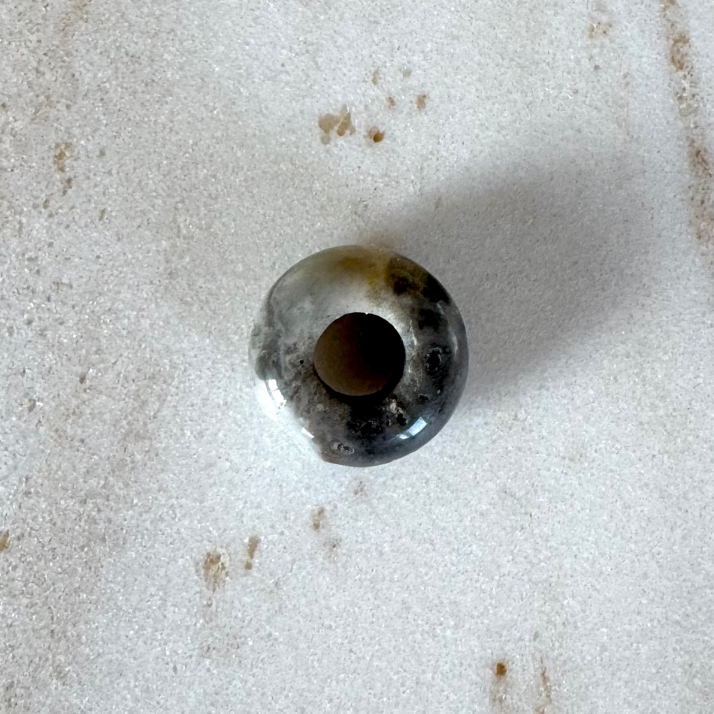 Bamboo Agate Small Donut