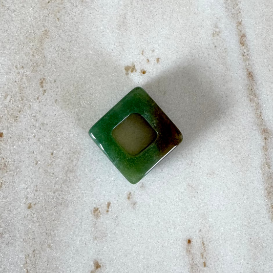 Green Indian Agate Square