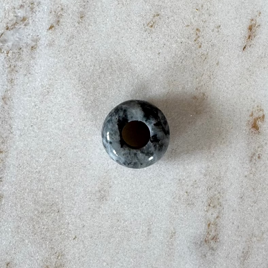 Schwarzer Labradorit Small Donut