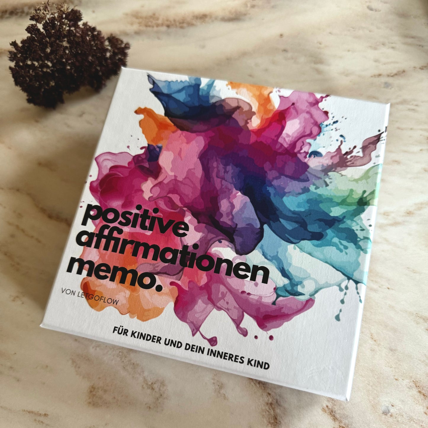 PAM - das Positive Affirmationen Memo - Memory Spiel - PAM Positive Affirmation Memories - Memory Game - box