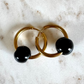 Black Agate Creoles Ball