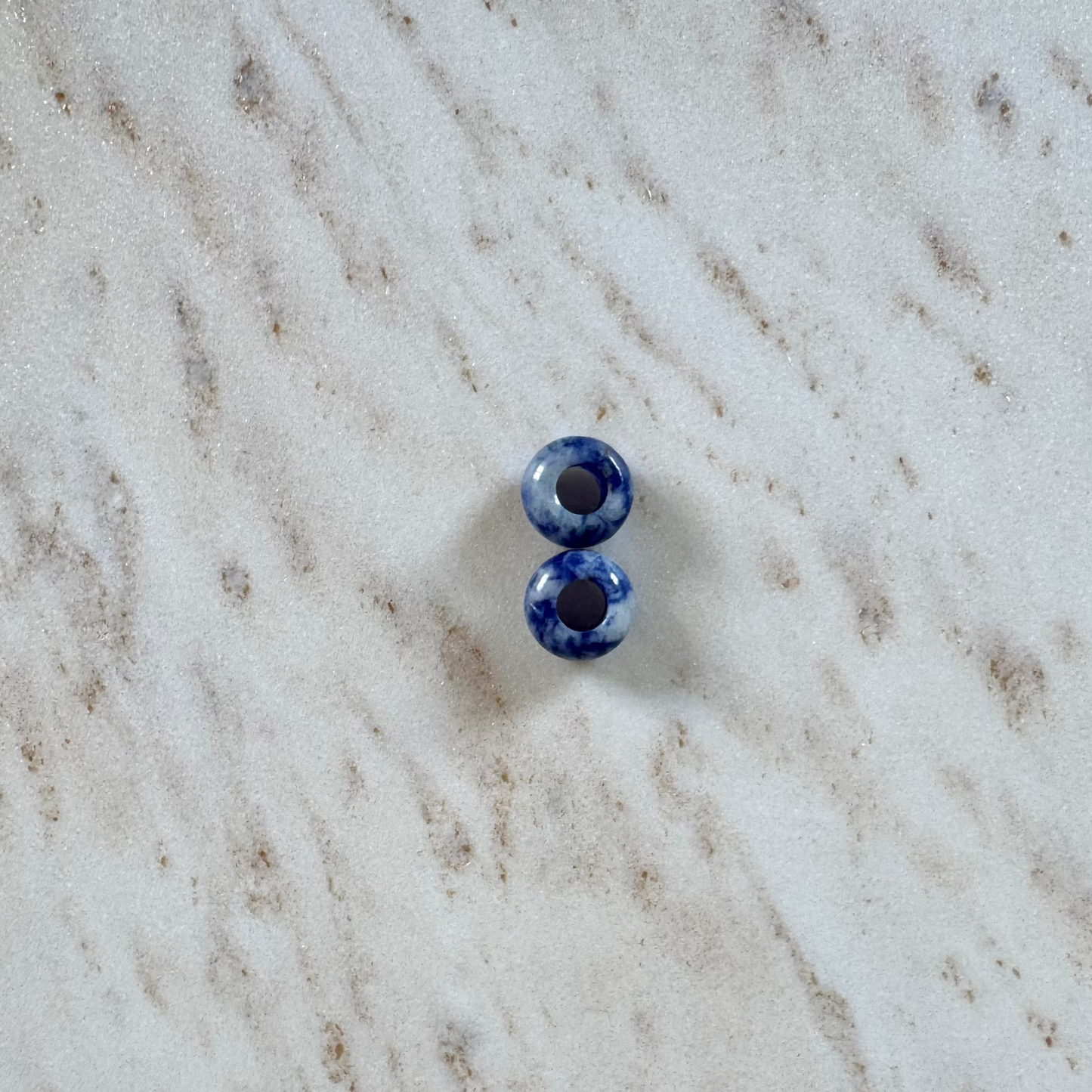 Blue Spot Jasper Creoles Small Donut