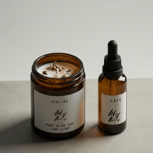 Manifestation Candle + Ritual Oil